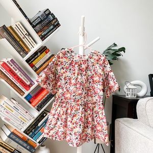 Zara floral girls dress